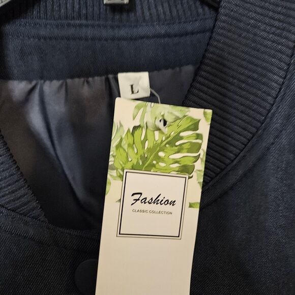 Amy Babe Women’s L Cropped Bomber / Varsity Shacket Jacket – Street / Athleisure - Picture 10 of 10